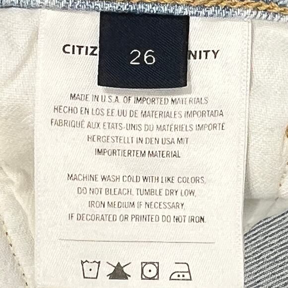 Citizens of Humanity Calista Curve Jeans 26" Exposed Zipper Balloon Barrel Leg - Picture 4 of 14